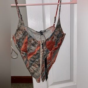 Colorful Size small corset top